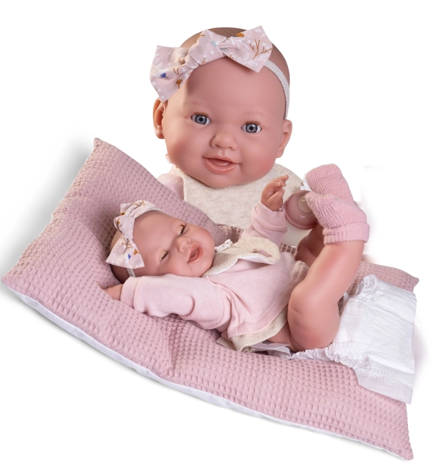 Antonio Juan 50414 MIA - mrugająca i siusiająca realistyczna lalka niemowlak z ciałem z pełnego winylu - 42 cm