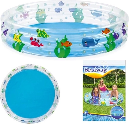 Dziecięcy dmuchany basen Ocean Bestway 152x30 cm