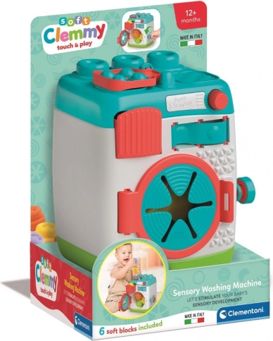 Clemmy sensoryczna pralka – sorter klocków CLEMENTONI