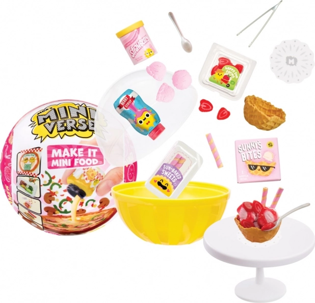MGA Mini Verse Make It Mini Food: Diner – kula kolekcjonerska Seria 2