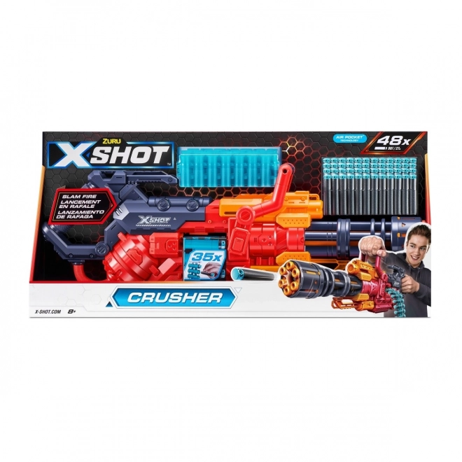 Wyrzutnia X-Shot Crusher z 48 piankowymi nabojami