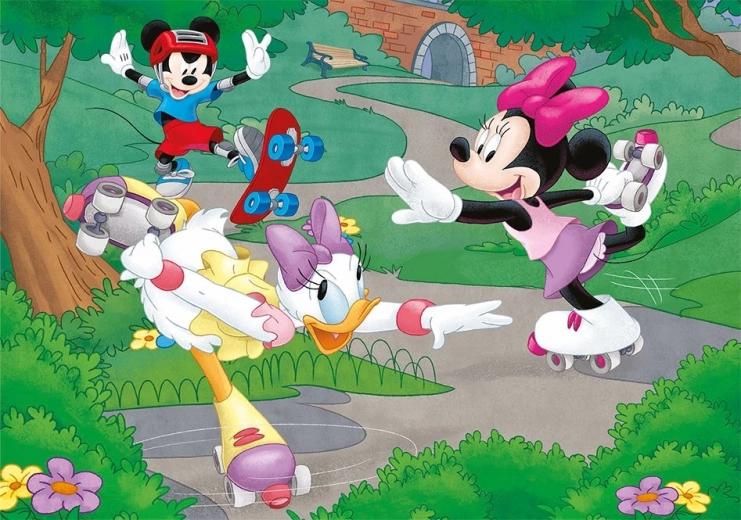Puzzle Minnie uprawia sport 100 XL elementów