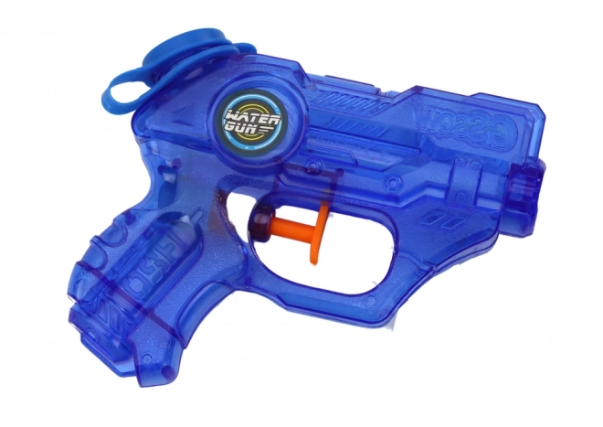 Mini pistolet wodny zielono-niebieski z zasięgiem 7-8 m