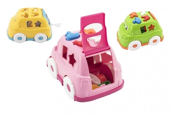 Auto sortownik plastikowy 24x17cm możliwość 3 kolorów - w siatce, 12m+
