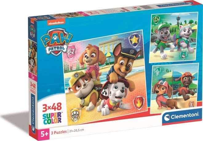 Puzzle CLEMENTONI Psi Patrol 3×48 elementów