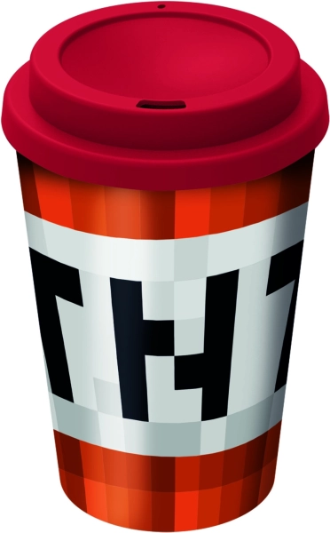 Kubek podróżny na kawę MINECRAFT 390 ml