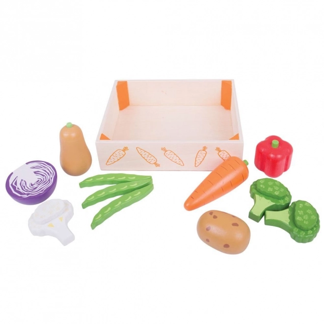 Pudełko z Warzywami Bigjigs Toys