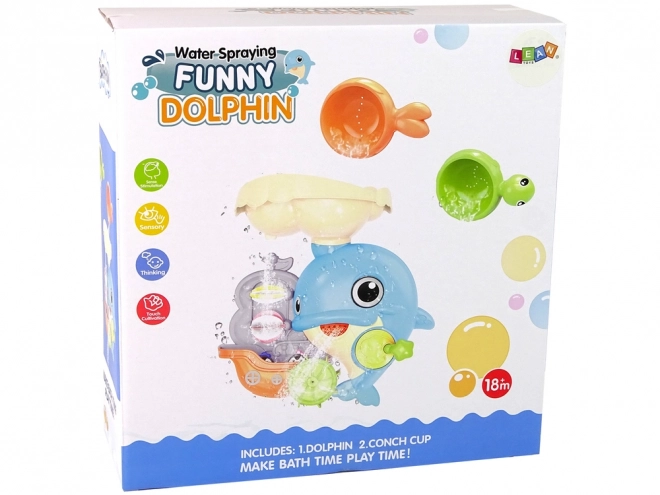 Zabawna wodna zabawka Delfin do kąpieli