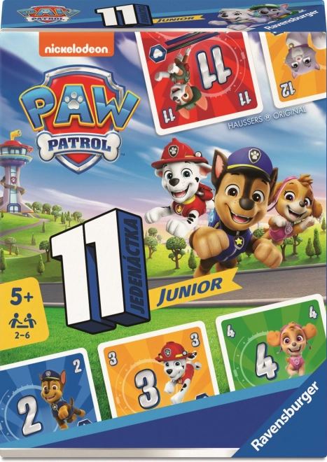 Ravensburger Gra karciana Jedenastka - Psi patrol