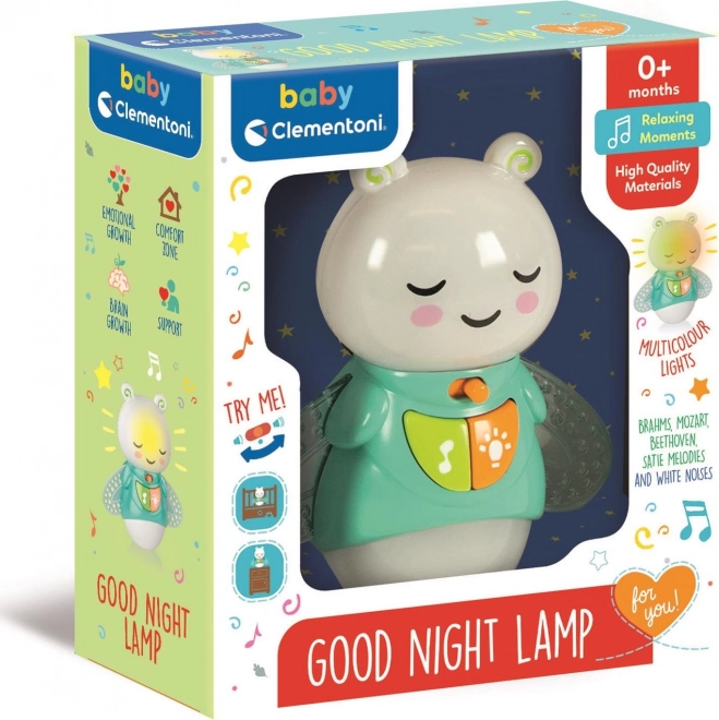 CLEMENTONI BABY Nocna lampka Świetlik z melodiami