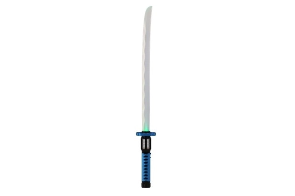 Świecący plastikowy miecz samurajski 73 cm