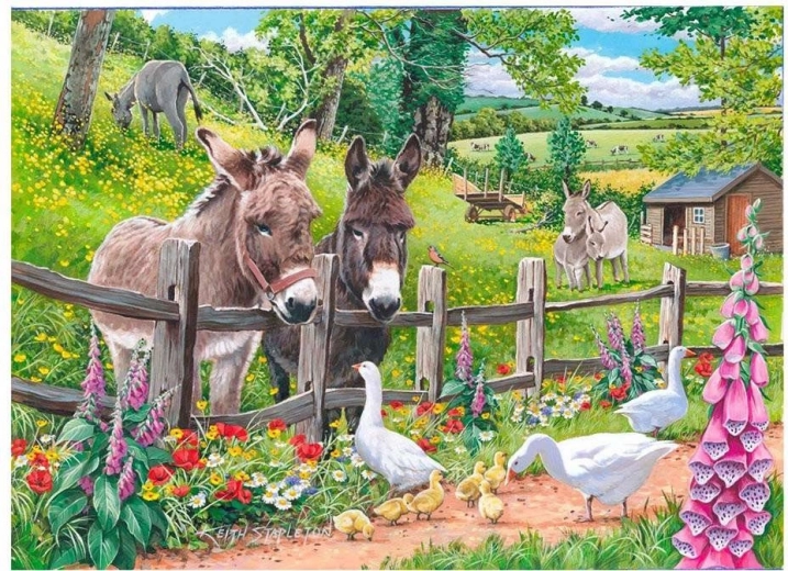 Puzzle Jack i Jenny Duże 250 elementów