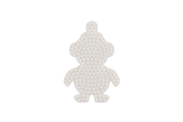 Podkładka na koraliki do prasowania Hama MIDI słoń, pingwin, piesek plastik 3 sztuki na karcie 12x18x3cm