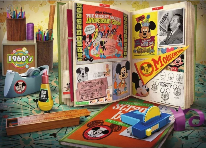 Ravensburger puzzle Disney Mickey – 60. rocznica, 1000 elementów