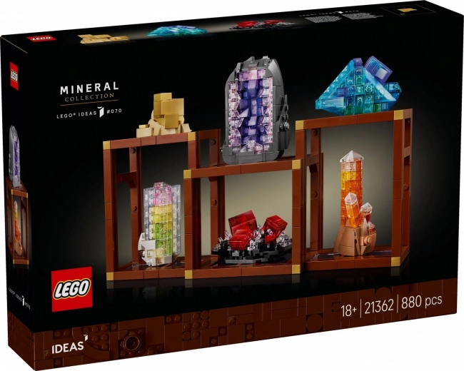 LEGO Ideas kolekcja minerałów