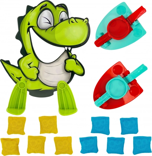 Kolorowy dinozaur jako cel