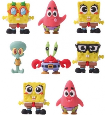 Spongebob Buddies figurka 3D z PVC