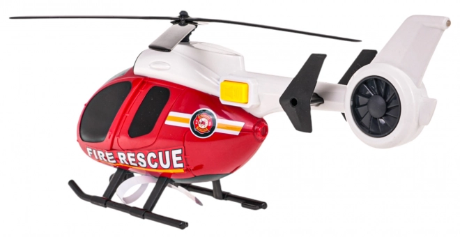 Zestaw helikopter + wóz strażacki
