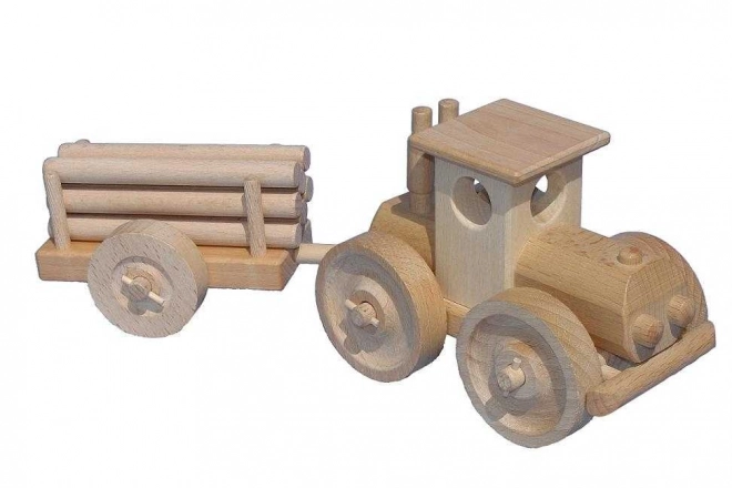 Ceeda Cavity Duży traktor z kłodami naturalny