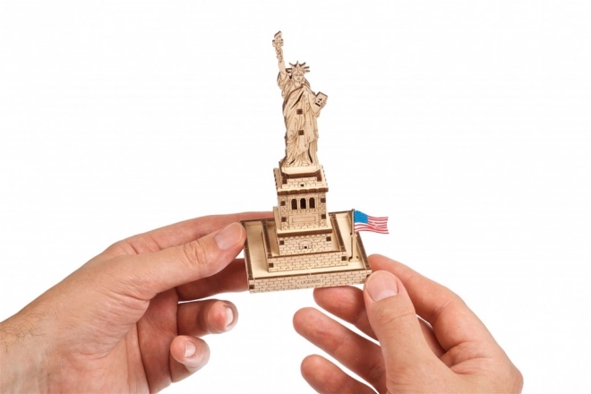 3D drewniany model Statuy Wolności