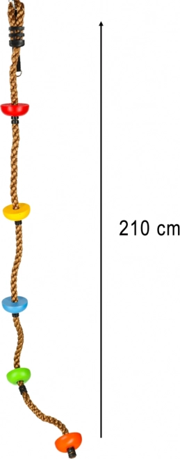 Lina wspinaczkowa z dyskami dla dzieci 200 cm