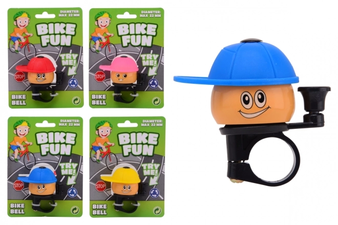 Dzwonek rowerowy z wesołą buźką