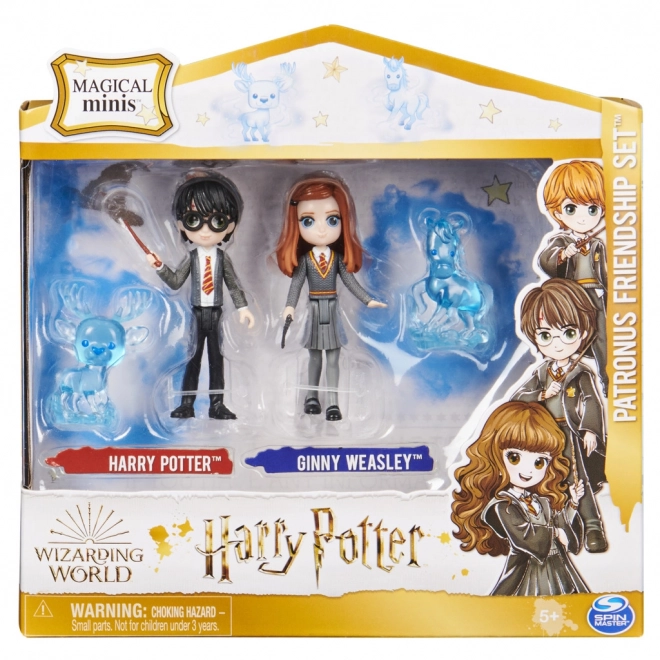 Figurki Świata Czarodziejów Patronus Harry i Ginny