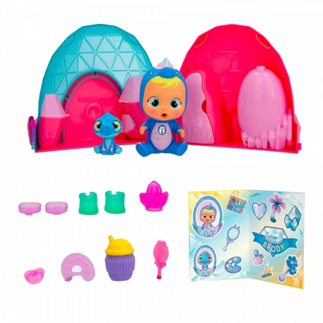 Lalinky Cry Babies Magic Tears Icy World Dinozaury