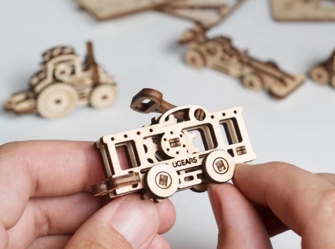 Ugears 3D drewniane mechaniczne puzzle Pojazdy
