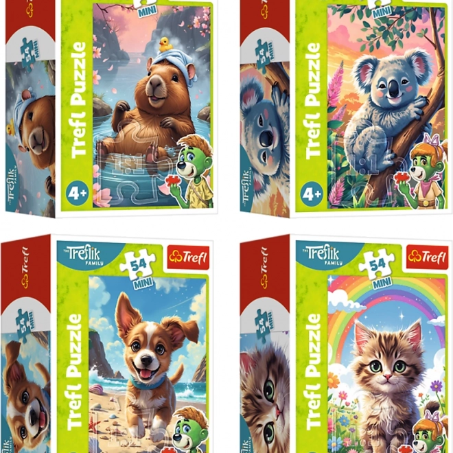 Puzzle Trefliki 54 elementy