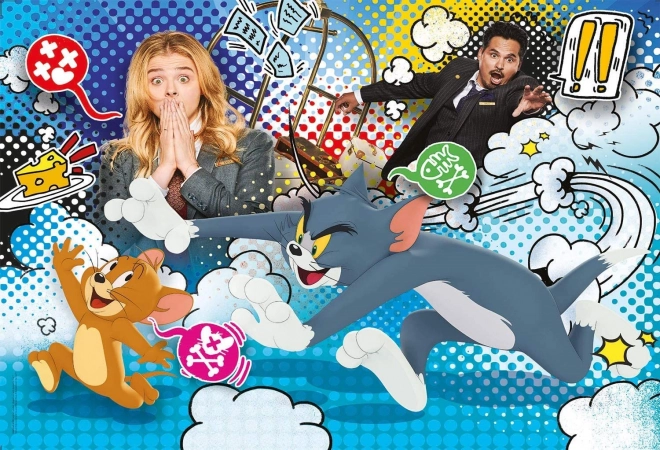 Maxi puzzle z 24 elementami Tom i Jerry