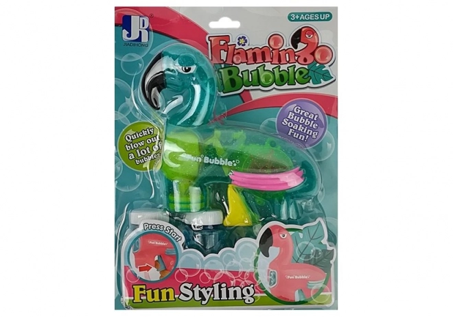 Pistolet do baniek flaming modry