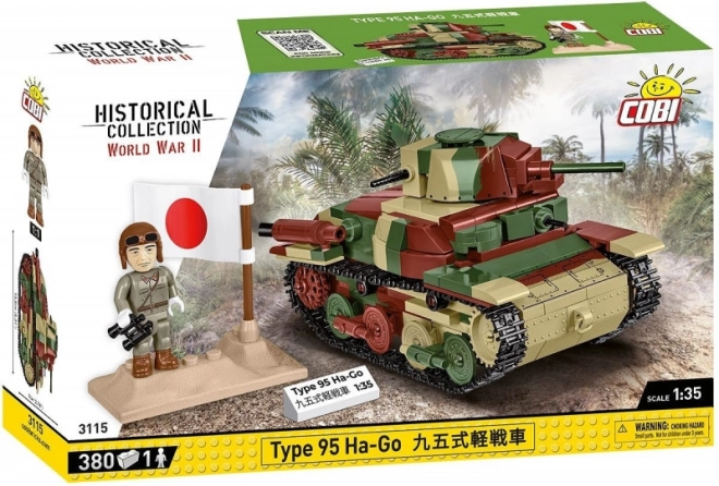 Klocki czołgu TYPE 95 HA-GO 1:35 od COBI