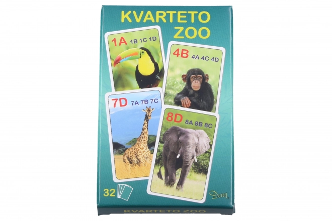 Gra karciana kwartet ZOO