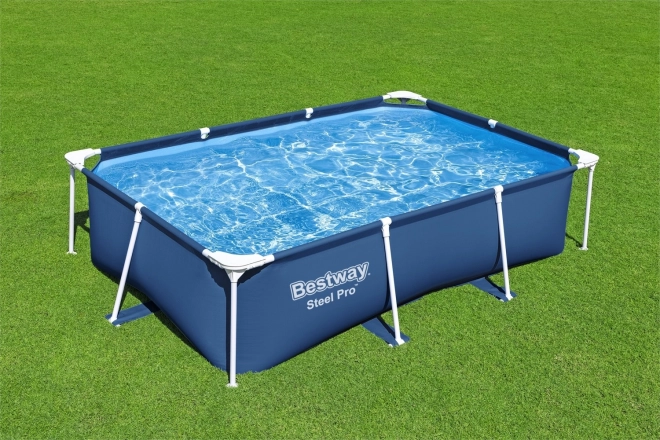 DeluxeJr Steel Pro Rack Basen 259x170x61 BESTWAY dla ogrodu
