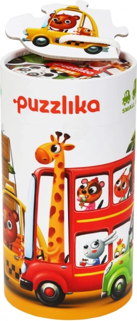 Puzzlika auta – puzzle dla dzieci 5 w 1, 20 elementów