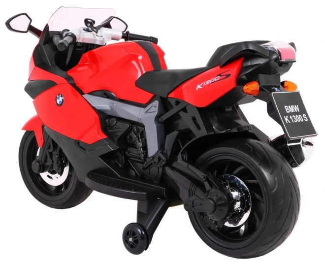 Dziecięcy motocykl BMW K1300S na baterie czerwony