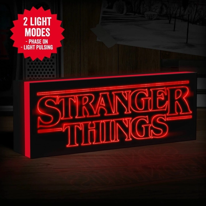 Lampka LED z logo Stranger Things