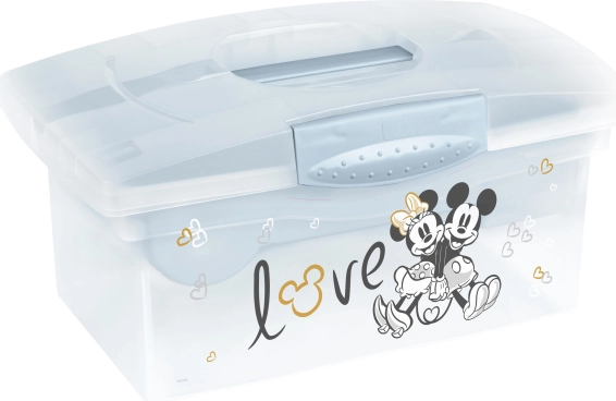 Organizer podróżny z przegródkami Mickey – dymny niebieski