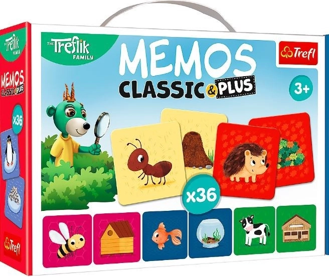 Pexeso Classic & Plus – Zwierzątka i ich domki