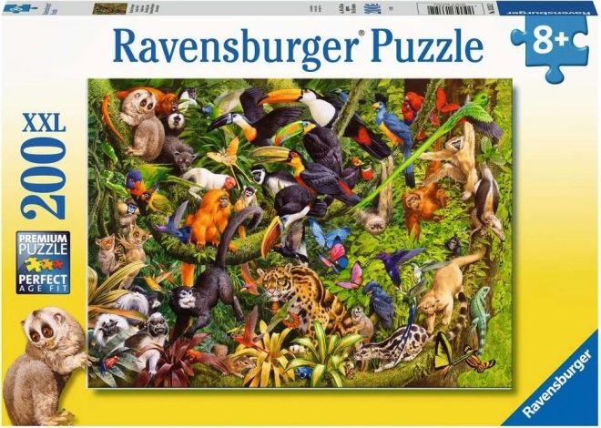 Ravensburger puzzle Tropikalny las deszczowy XXL 200 elementów