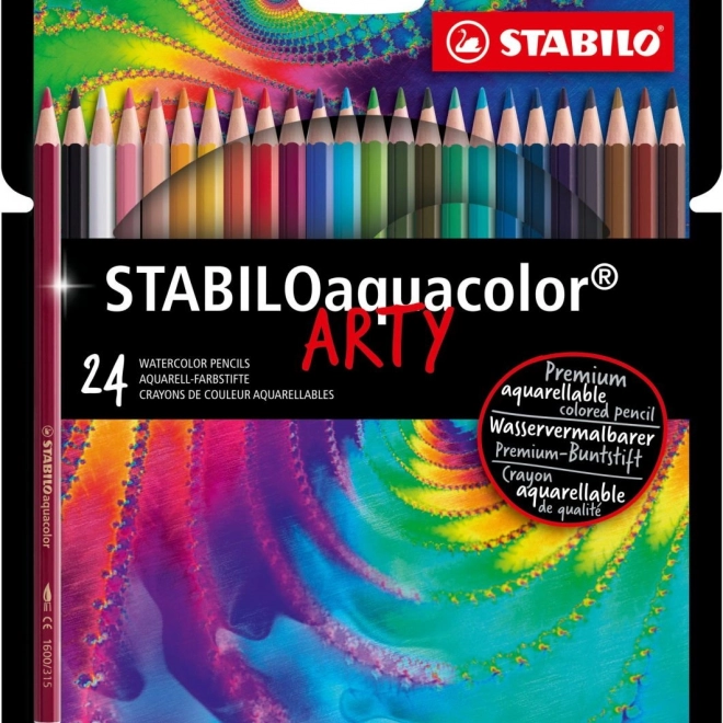 Zestaw akwarelowych kredek Stabilo Aquacolor Arty 24 szt.