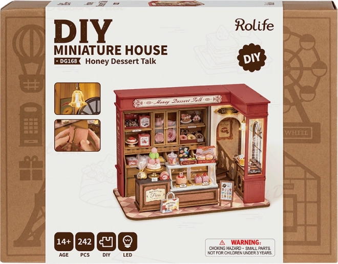 Rolife DIY 3D drewniane puzzle Cukiernia