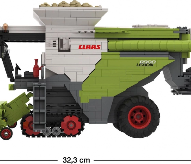 Zestaw konstrukcyjny Brixies Plus Claas Lexion 8900 Terra Trac z przyczepą