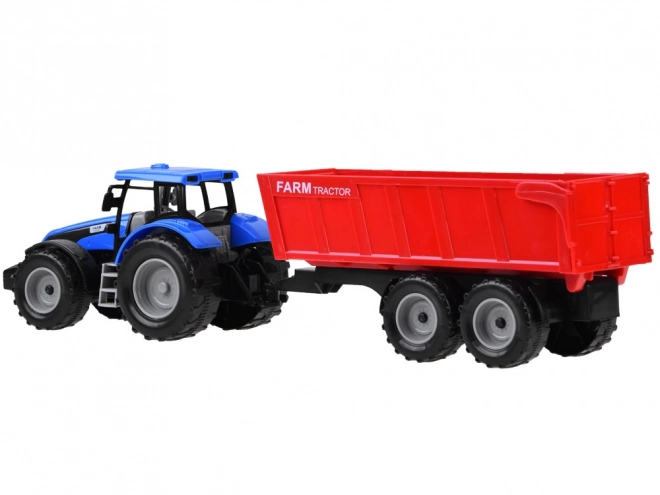 Traktor z przyczepą