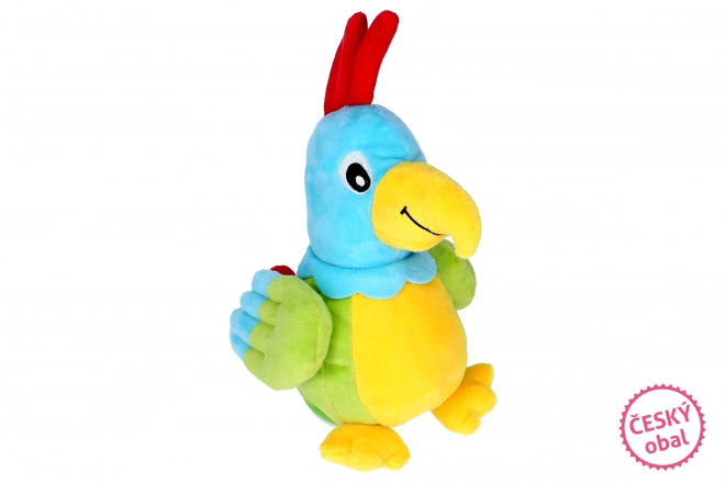 Mówiący papuga Wiktor 25 cm