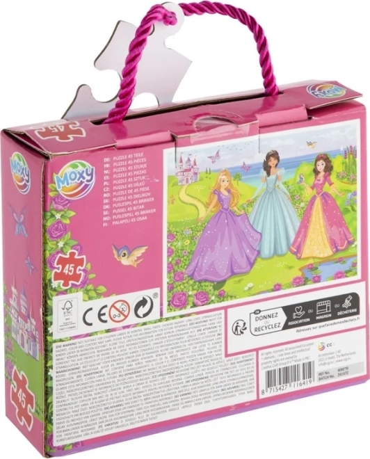 MOXY Puzzle Księżniczki 45 elementów