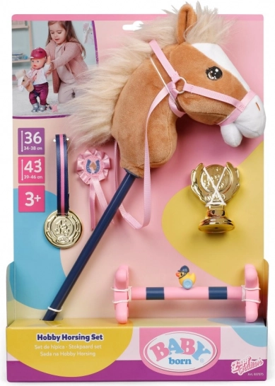 Baby Born zestaw do hobby horsing dla lalek 43 cm