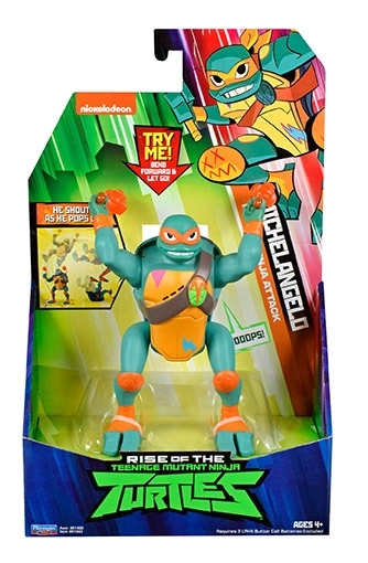 Figurki Akcji Wojowniczych Żółwi Ninja z Efektami Dźwiękowymi