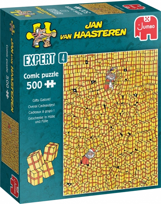JUMBO Puzzle JvH Expert 4: Mnóstwo prezentów 500 elementów